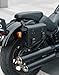 KEMIMOTO Motorcycle Saddlebags Leather Side Bags 12L Compatible with Sportster 883 1200 Softail Low Rider S Cruiser Dyna V-star Shadow Vulcan Rebel