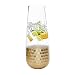 Carafe Wine Glass Pitchers 44 Oz, Gold Plated Decanter for Chilled Beverage Iced Tea Water, Holiday Gift