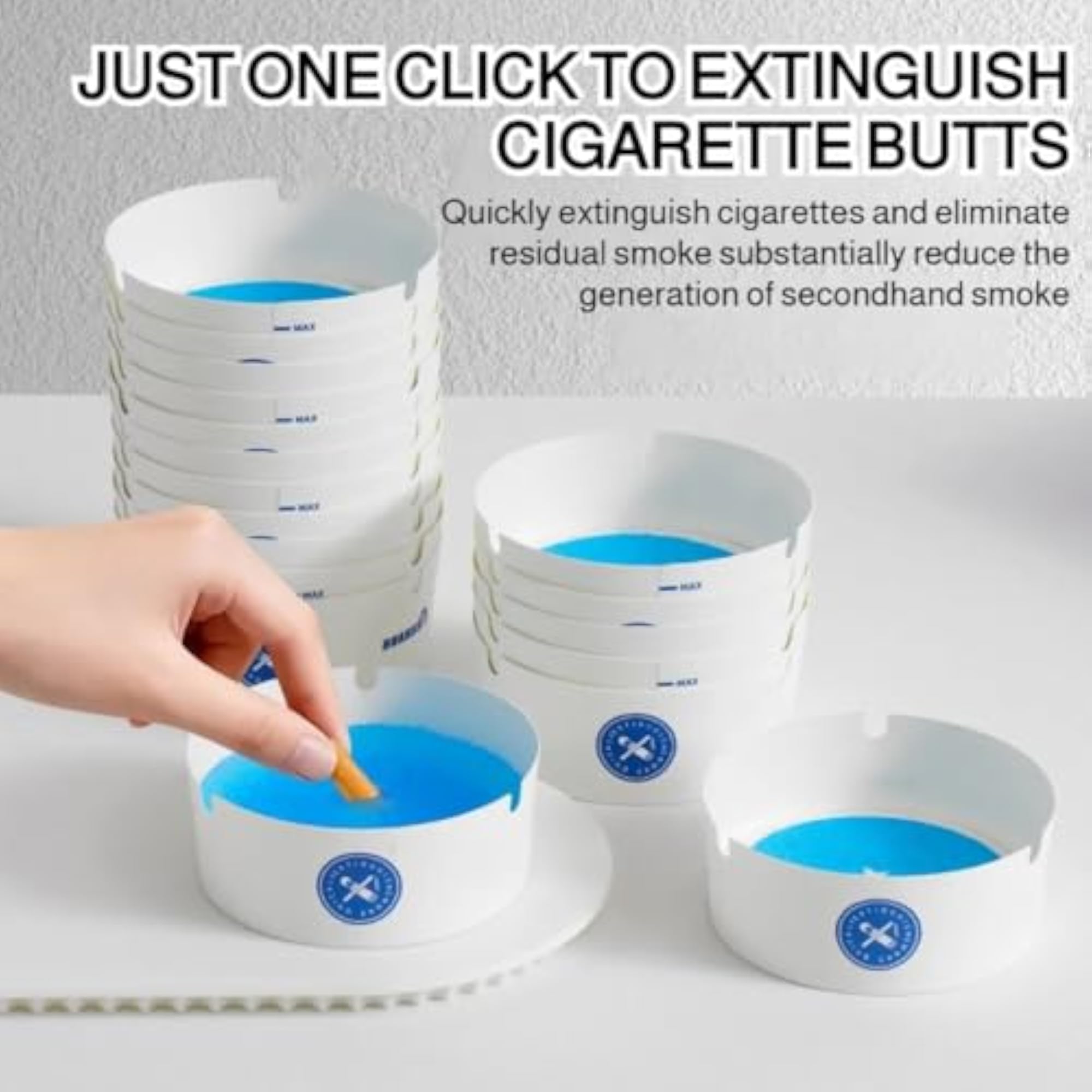 25Pcs Disposable Foam Ashtray