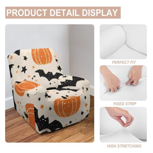Housse de fauteuil simple élastique pour protéger le mobilier des taches - 5