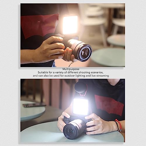 Image of ZJchao LED Fill Light with 49 LED Beads, Portable Lighting for Camera Tripod, for Photography, Live Streaming, and Outdoor Use