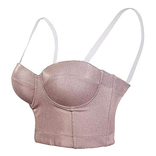 Bustier push up denim galbant pour éliminer les complexes en soirée punk - 2