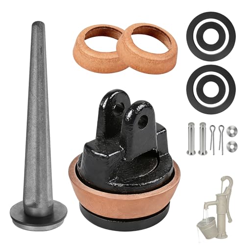 MIGUBIGU Schwengelpumpe Ersatzteile Typ 75 mit Nasenstechventil Handschwengelpumpe Ersatzkolben Wasserpumpen Ersatzteile Schwengelpumpe Kolben Schwengelpumpenkolben für Gartenpumpe Handpumpe