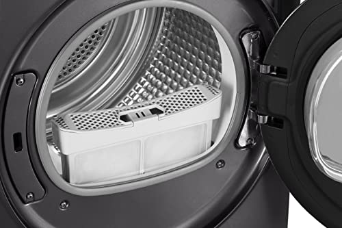 Haier HD90-A2979R Freestanding Heat Pump Tumble Dryer, 9kg Load, Graphite - Image 7