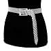 Women Crystal Rhinestone Chain Waist Belt Party Club Sparkle Waistband