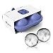 glacio Large Sphere Ice Mold Tray - Whiskey Ice Sphere Maker - Makes 2.5 Inch Ice Balls (Blue)