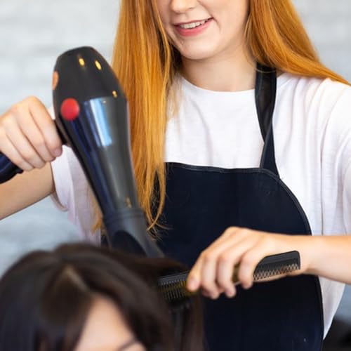 Ciseaux à cheveux professionnel à coupe précise et structure anti-emmêlement noire - 6