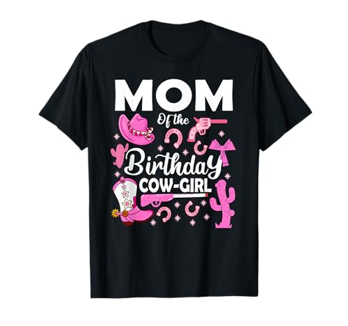 Mamá Del Cumpleaños Cowgirl Rodeo Bday Girl Party Mommy Camiseta