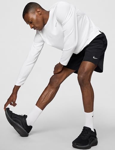Nike Men's Challenger Dri-Fit 7" Brief-Lined Running Shorts, Black/Black/Black/Reflective Silver, Large - Image 5