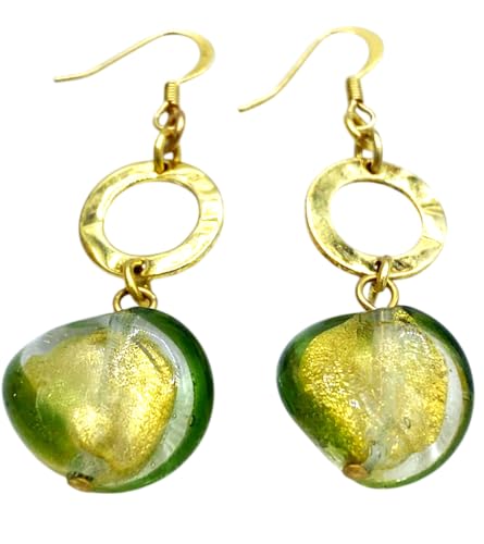 Boucles d'oreilles verre Murano Venise l'éclat de l'artisanat d'art italien