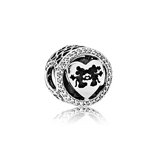 Pandora Abalorios de plata 791957CZ con circonitas brillantes de acabado artesanal