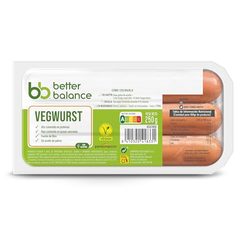 Better Balance - Salchichas Veganas Vegwurst, 2 unidades