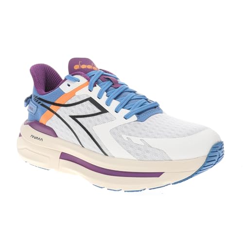 Diadora Mens Cellula Running Sneakers Shoes - Blue, Orange, Purple, White2