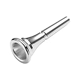 Missmore French Horn Mouthpiece – Silver Plated – Professional-Grade Brass Mouthpiece for French Horn...