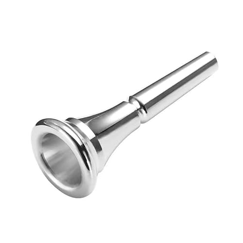 Missmore French Horn Mouthpiece – Silver Plated – Professional-Grade Brass Mouthpiece for French Horn Players – Enhanced Tone & Comfort