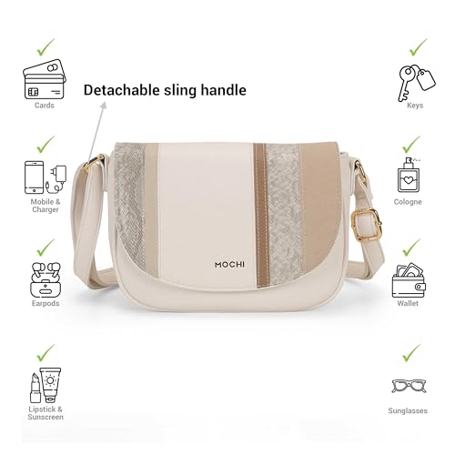 Image of Mochi Metro Black Oriane Top Handle Sling Bag Clairette Sling Bag