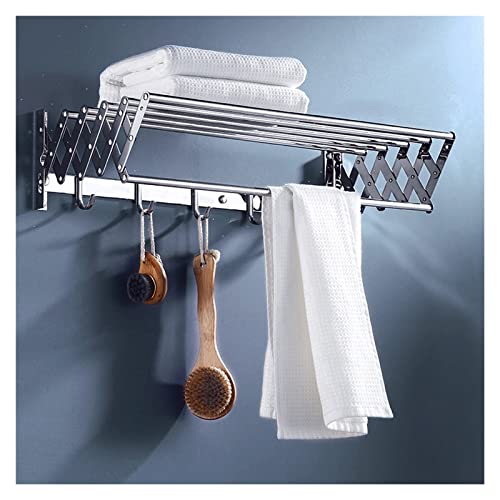 Étendoir à linge rétractable anti-rouille pour supprimer les séchoirs de sol encombrants