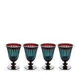 Bordeaux Prism Wine Glasses - Set of 4 by L-Objet