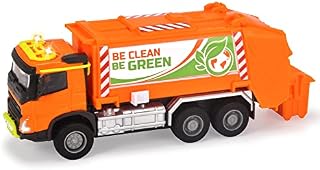 213743000 Majorette Grand Volvo Śmieciarka 19 cm, metalowy pojazd die cast do zabawy na świeżym powietrzu, prezent dla dzieci od 3 lat