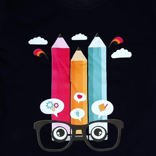 Image of superminis Boy's /Girls Cotton Round Neck Full Sleeves Regular Fit T Shirts With Trendy And Fun Prints