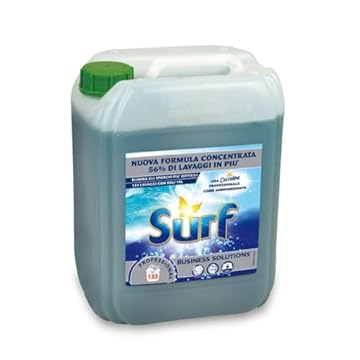 Surf Detersivo Liquido Concentrato per Bucato Professionale, 10L