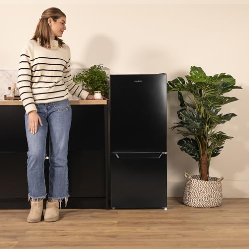 Cecotec Frigorífico Combi No Frost Bolero CoolMarket Combi 117 DF Black E. Frigorífico combi negro, 117L, Defrost, clase E y modo Fast Freezing - imagen 5