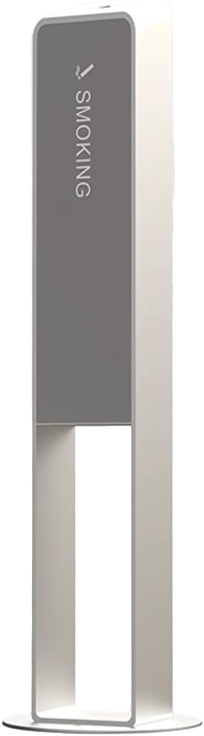 Standing Ashtray Outdoor, Stainless Steel Cigarette Butt Disposal Devic, Smoking Cigarette Butt Receptacles. Great for Use Outside of(Gray)