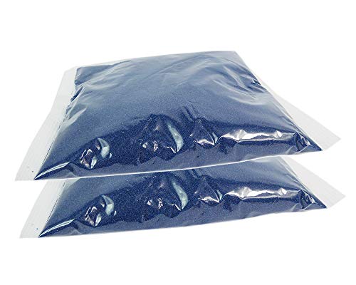 Ghisi Walter Sable coloré décoration fine 0,4 – 0,7 mm 2 kg (bleu nuit)