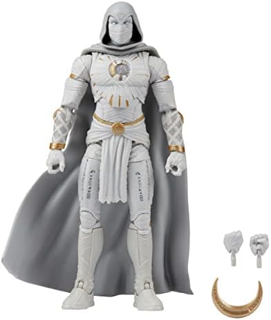 Hasbro Marvel Legends Series Disney Plus Moon Knight MCU Series Action Figure 6-inch Collectible Toy, Includes 4 Accessories, Multicolored, F3858 4 41UpTLgm2mL. AC