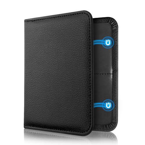 CoBak Funda para Permiso de Circulación y Tarjeta de Seguro de Coche – Organizador para Guantera con Cierre Magnético, Estuche Accesorio para Documentos y Tarjetas Importantes
