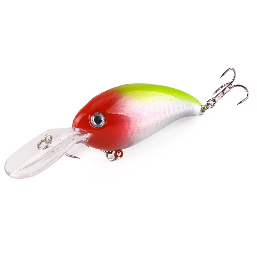 10 Esche Pesca Dure Snodate Multi - Crankbait Per Spigola, Trota - Multicolore HENGJIA
