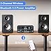 AK55 Stereo Amplifier Home Audio, Bluetooth 5.0 Max 450W Power Stereo Receivers 2.0 Channel Audio Amplifier for Speaker W/Remote Control/AUX/RCA/Echo/USB/2 MIC in for Home Party, Karaoke