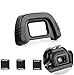 Produktbild Fotover Augenmuschel Okularmuschel Okular Sucher für Nikon D7000 D750 D610 D600 D300 D200 D100 D90 D80 D70 D70s Kameras Ersetzt Nikon DK-21 Okular mit Blitzschuhabdeckung(3 Stück)