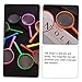 PACKOVE 15pcs Boys and Girls Reading Magnifying Glasses Magnifying Glasses Toy for Years Old Portable Handheld Exploration Play Magnifier for Birthday Christmas School Events Random Color