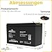 Offgridtec AGM 7Ah 20HR 12V Solarbatterie VRLA, Deep‑Cycle AGM Speicher für Solar‑ & Hybridanlagen, Niedrige Selbstentladung, Wartungsfrei, Auslaufsicher, Lange Lebensdauer, 2‑Jahres‑Garantie