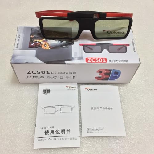 1PC NEW FITS FOR ZC501 3D glasses DLP shutter HD290/28ES/LC3 laser projector-