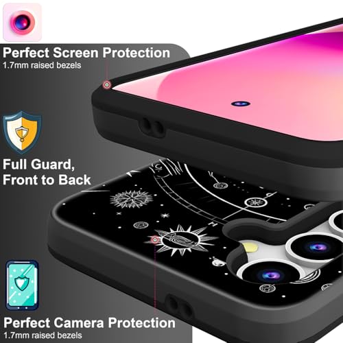 Coque Samsung S23+ Plus univers cosmos avec porte-carte intégré