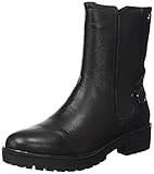 Suela antideslizante CARMELA 68141, Botas Cortas al Tobillo Mujer, Negro, 39 EU