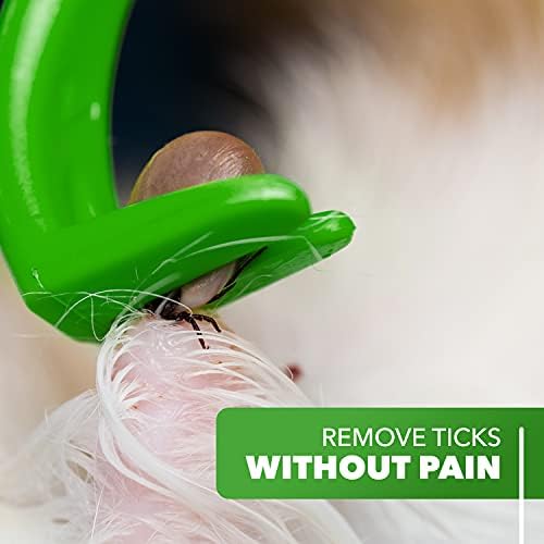 FurDreams 3 Pack Tick Remover Tool  Painless Tick & Flea Twister Hook Set | Use on Dog, Cats and even Humans | Easy Removal of Full Flea Head & Body | Safe & Non-Chemical Remover for Pets