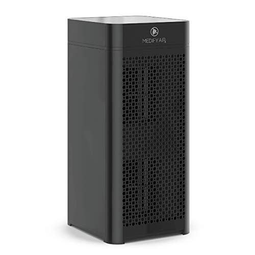 Medify MA-40 Air Purifier with True HEPA H13 Filter | 1,793 ft² Coverage in 1hr for Smoke, Wildfires, Odors, Pollen, Pets | Quiet 99.9% Removal to 0.1 Microns | Black, 1-Pack