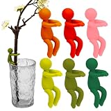 SINSETU 6 Pcs Plant Propagation Friends, Plant Propagation Buddy, Plant Cutting Holder for Shoots, Sprouts and Stems, Cute Plant Propagation Support Growth Tool for Indoor Garden