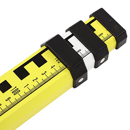 3 Mete Double Sided Telescopic Ruler, Three Section Telescopic Rod Double Scale Aluminum Alloy Telescopic Ruler for Highway Engineering - Image 5