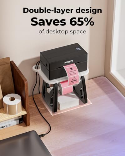 Image of MUNBYN Thermal Label Holder for Rolls and Fanfold Labels