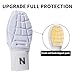 Norespnea Baseball Sliding Mitt, Sliding Mitt for Baseball and Softball, Baseball Sliding Mitt for Youth and Adult，Baseball Protective Equipment for Left and Right Hands-White-Adult