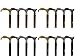 A.A.Nauticals Wood Walking Staff Cane Stick with Elephant Handle, Rubber Ferrule, Foldable, Adjustable, Custom 31-61 in, AANWS192 (WS-02, Silver/Chrome Polished, 41 in)