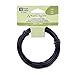 Artistic Wire 12 Gauge Anodized Round Aluminum Craft Wire, 39.3', Black