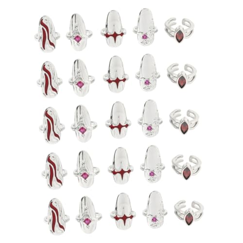 Anneau de nail art de bijoux pour femmes le cadeau idéal d'anniversaire