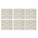 BoyoTec 6-Pcs Ceramic Radiant Flame Tamer, Heat Plates Replacement for Bakers & Chefs, Turbo,...