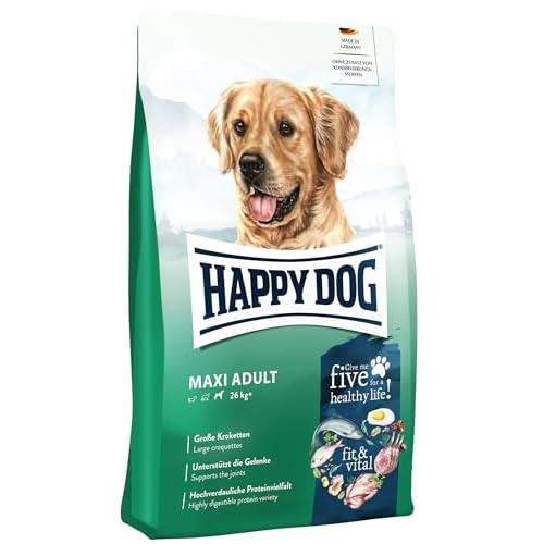 Happy Dog 60761 - Supreme fit & vital Maxi Adult - Hunde-Trockenfutter für große Hunde - 14 kg Inhalt