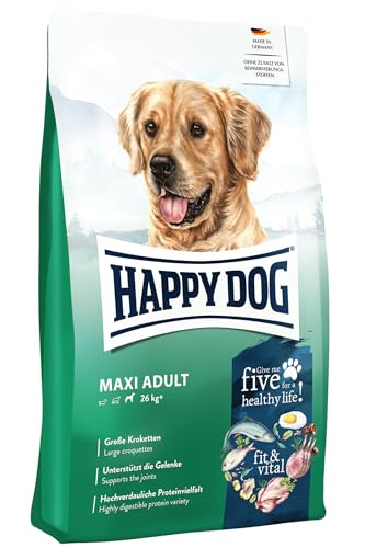 Happy Dog 60761 - Supreme fit & vital Maxi Adult - Hunde-Trockenfutter für große Hunde - 14 kg Inhalt